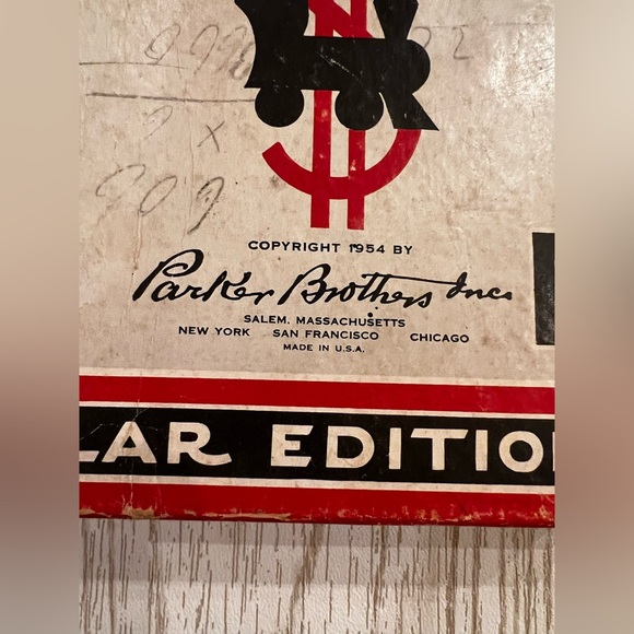 Vintage 1954 Monopoly Pieces & Parts - Picture 5 of 13